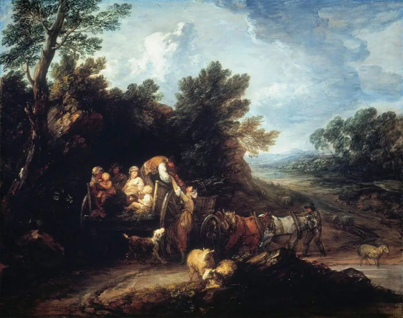 Skördekärra, 1784 - Thomas Gainsborough