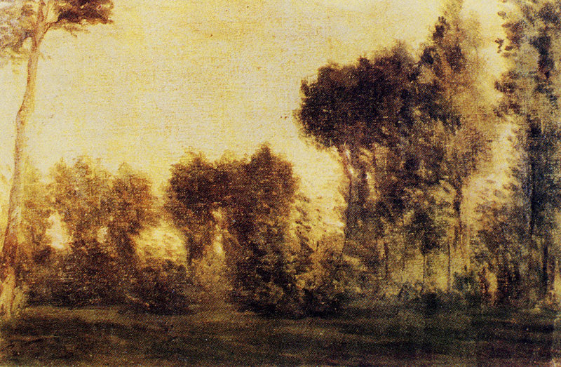 Landskap med trädgardin - Paul Gauguin
