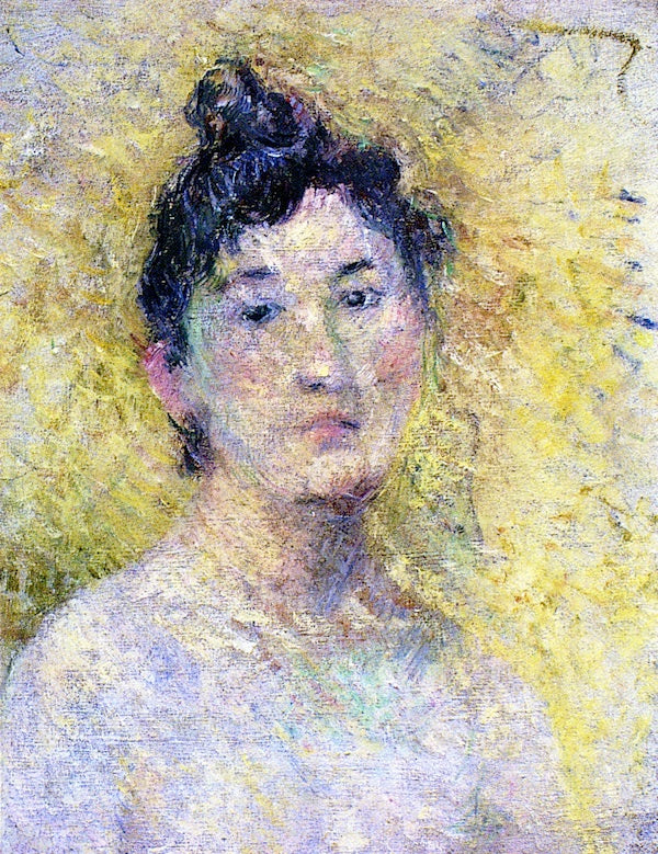 Kvinna porträtt - Paul Gauguin