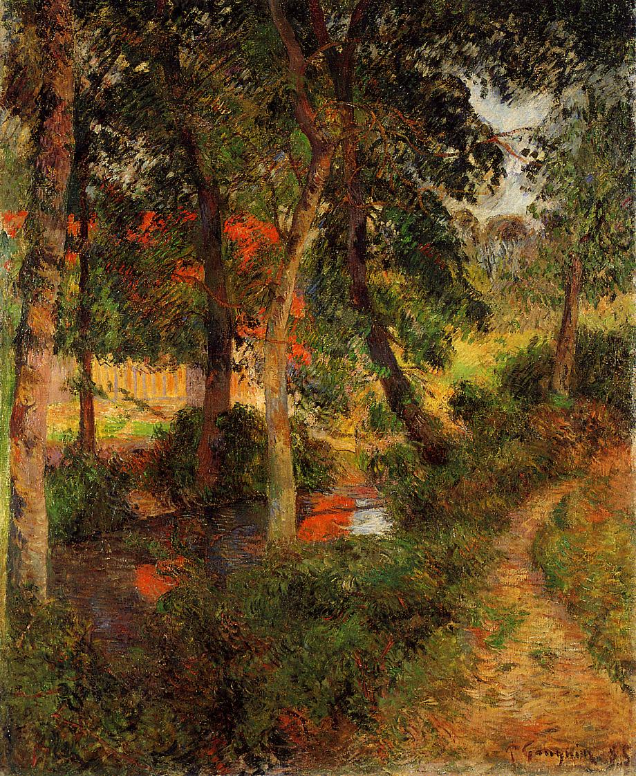 Reproduction du tableau « La Sente du père Jean - Paul Gauguin » par Alpha Reproduction en peinture à l’huile