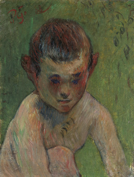 Liten bretonsk badare - Paul Gauguin