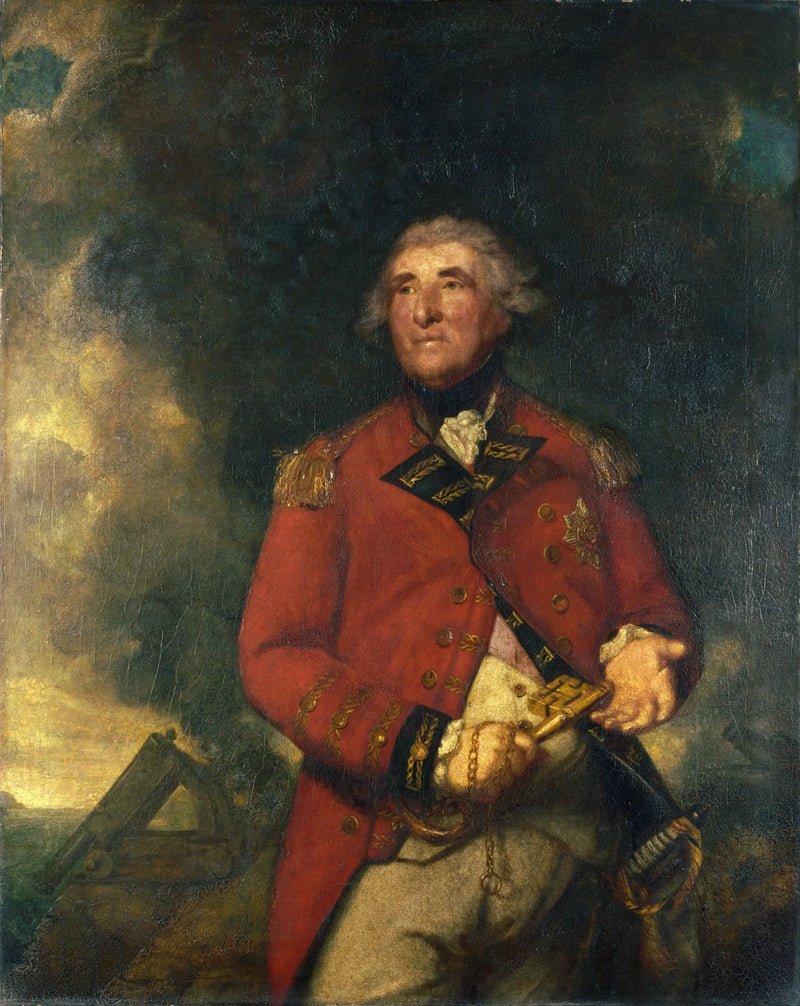 Porträtt av Lord Heathfield - Joshua Reynolds