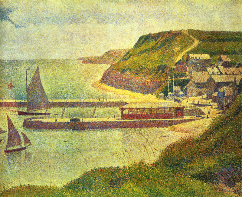Port-en-Bessin, förhamn, högvatten - Georges Seurat