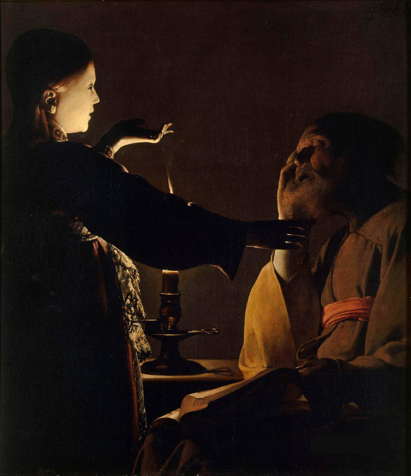 Änglabesöket till Josef - Georges de La Tour
