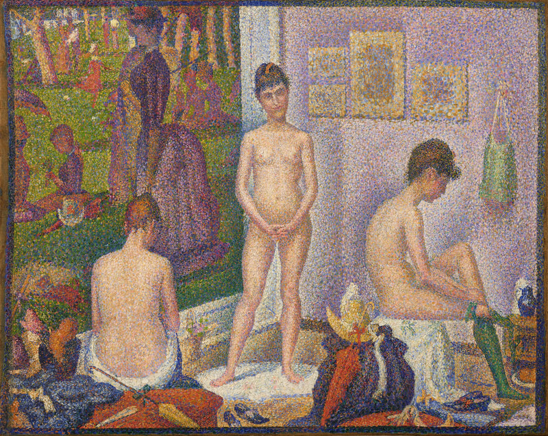 De sittande - Georges Seurat