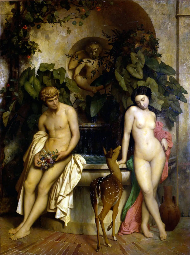 Daphnis och Chloé - Jean-Léon Gérôme