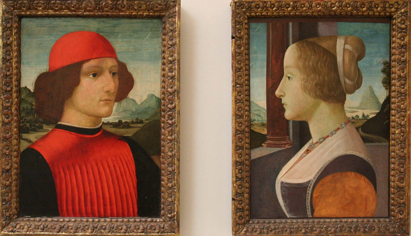Porträtt av ung kvinna - Domenico Ghirlandaio