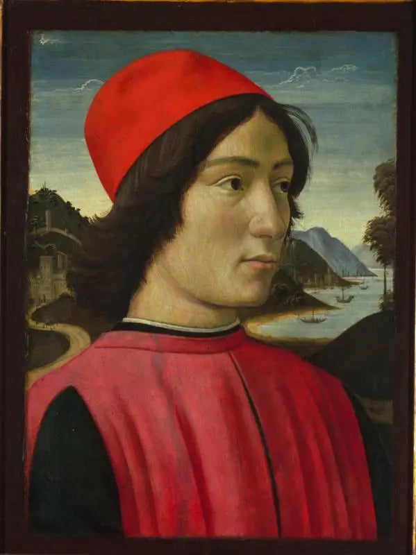 Porträtt av en man - Domenico Ghirlandaio
