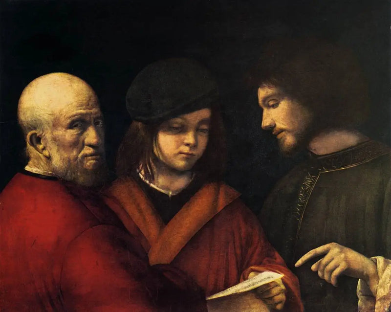 De tre åldrarna av människan - Giorgione