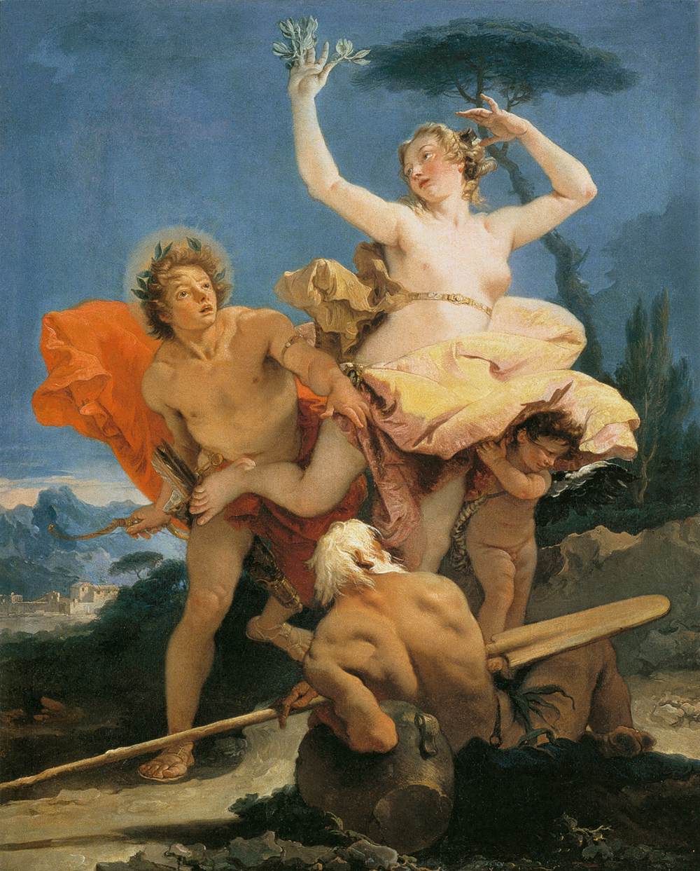 Apollon et Daphné - Giovanni Battista Tiepolo