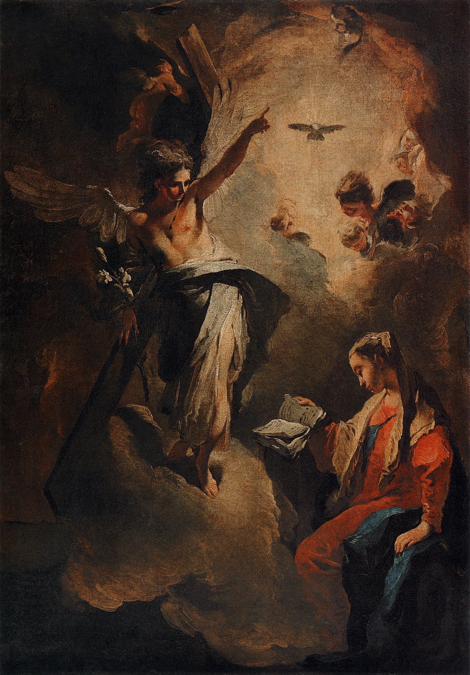 L'Annonciation à la Bienheureuse Vierge Marie - Giovanni Battista Tiepolo