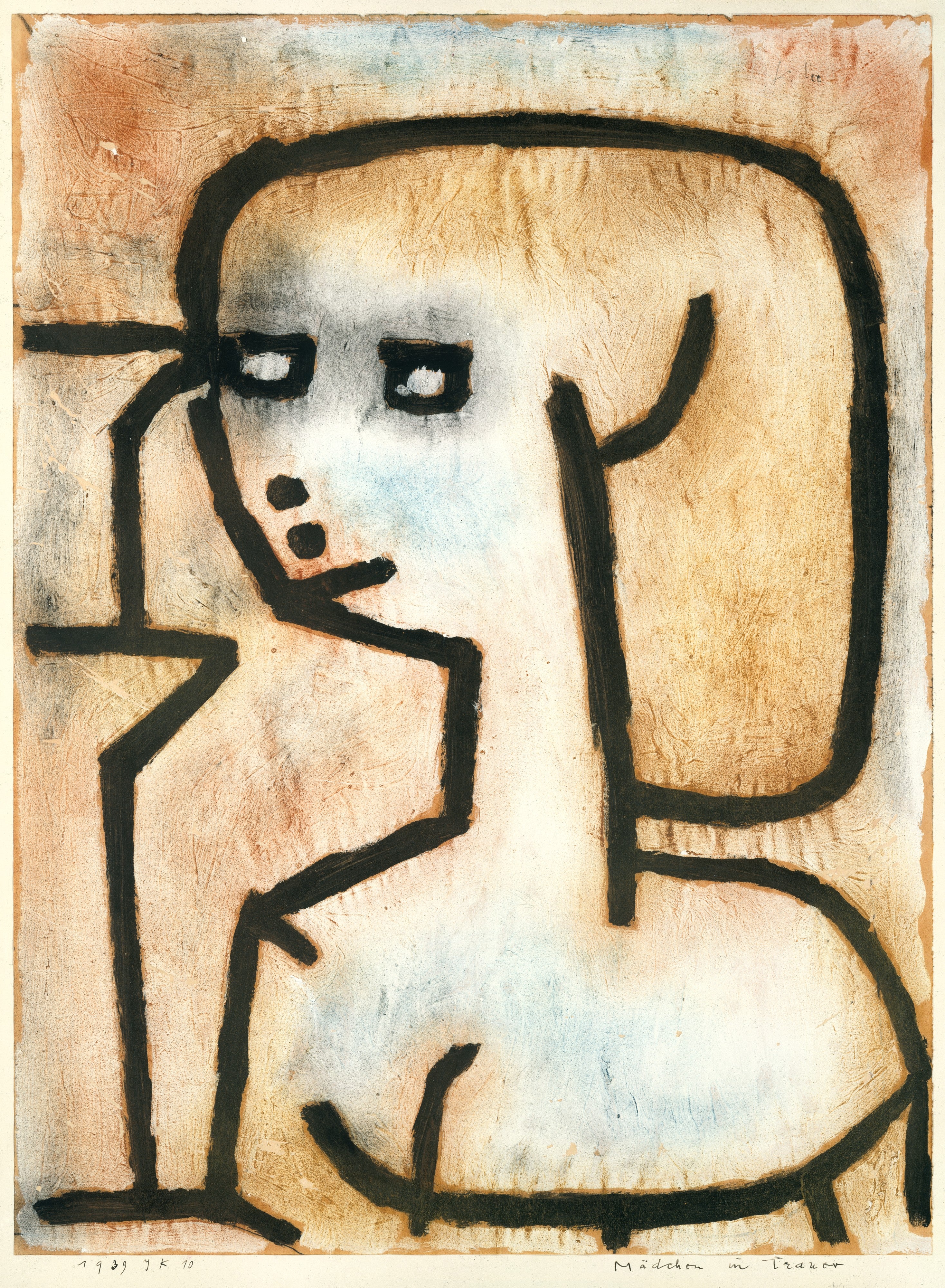 Flicka i sorg - Paul Klee