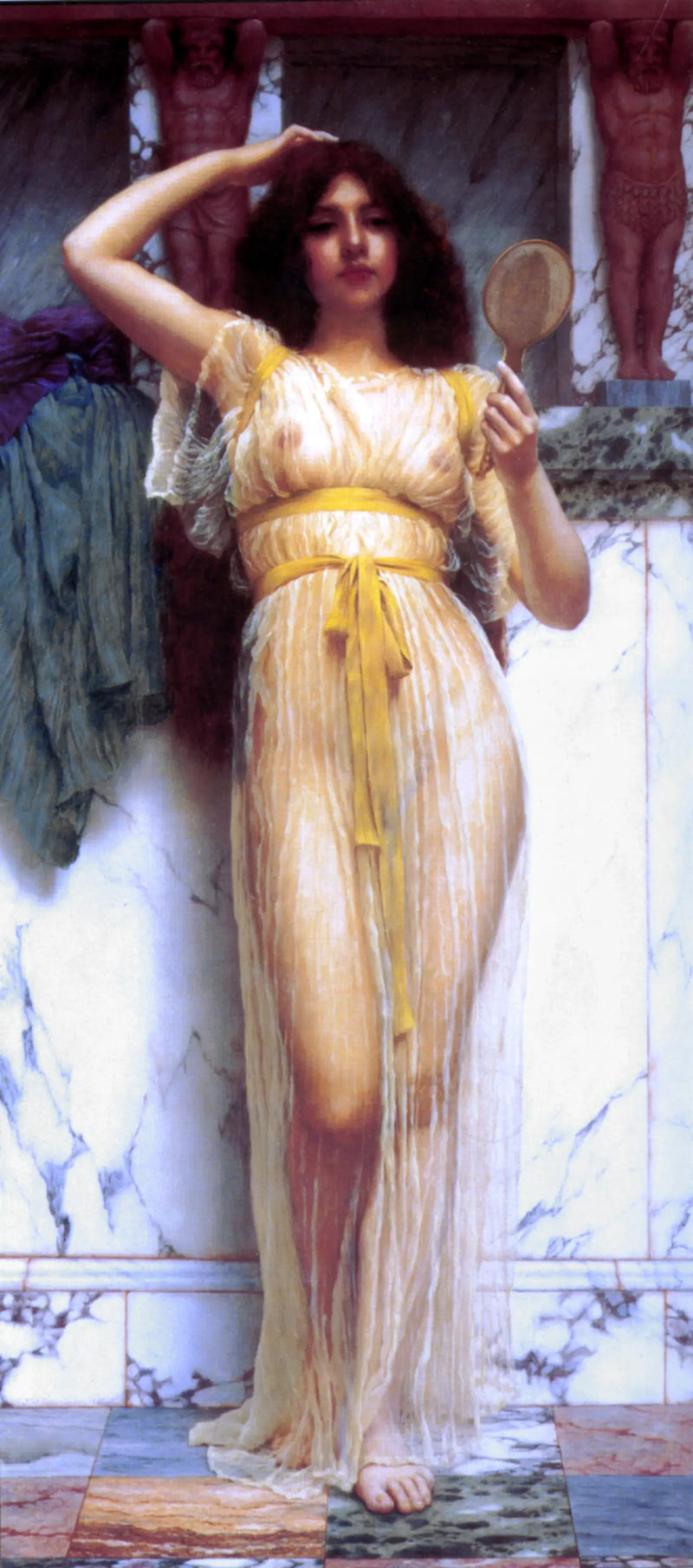 Spegeln - John William Godward