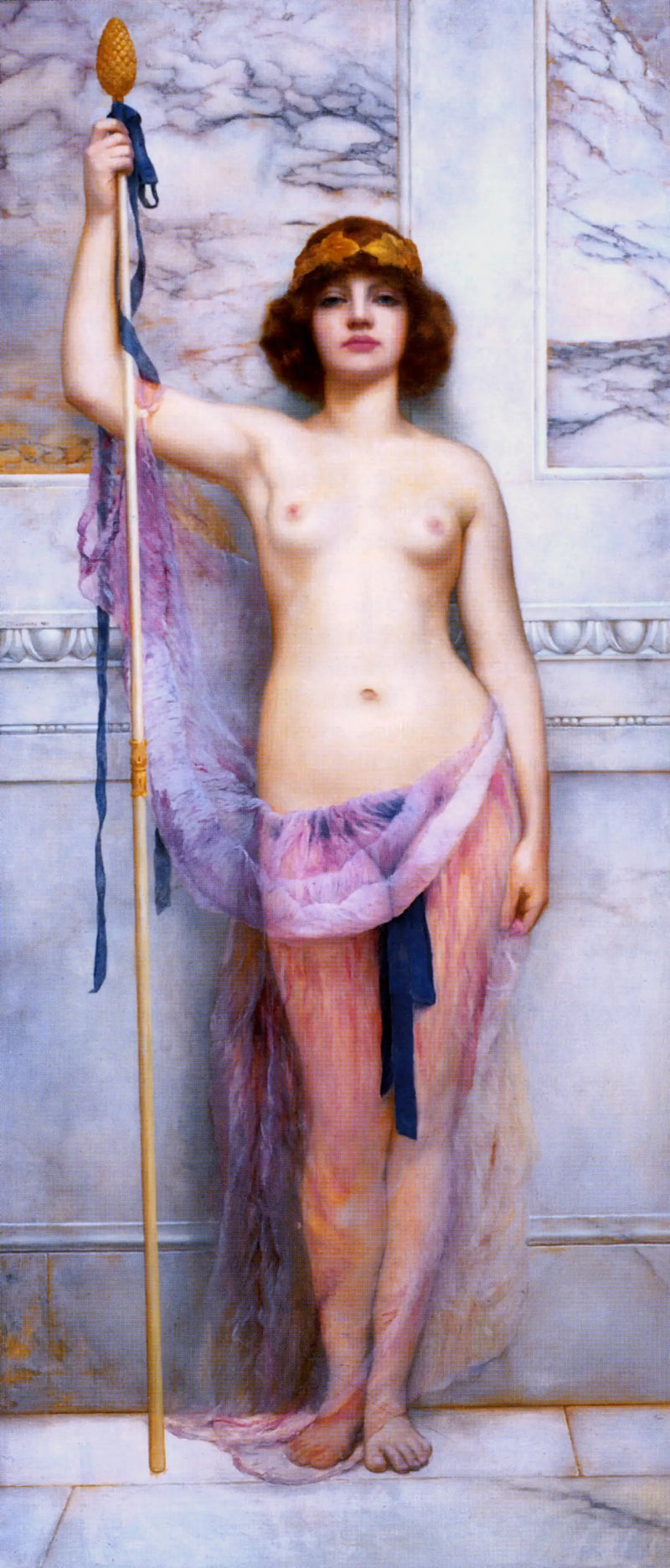 En prästinna - John William Godward