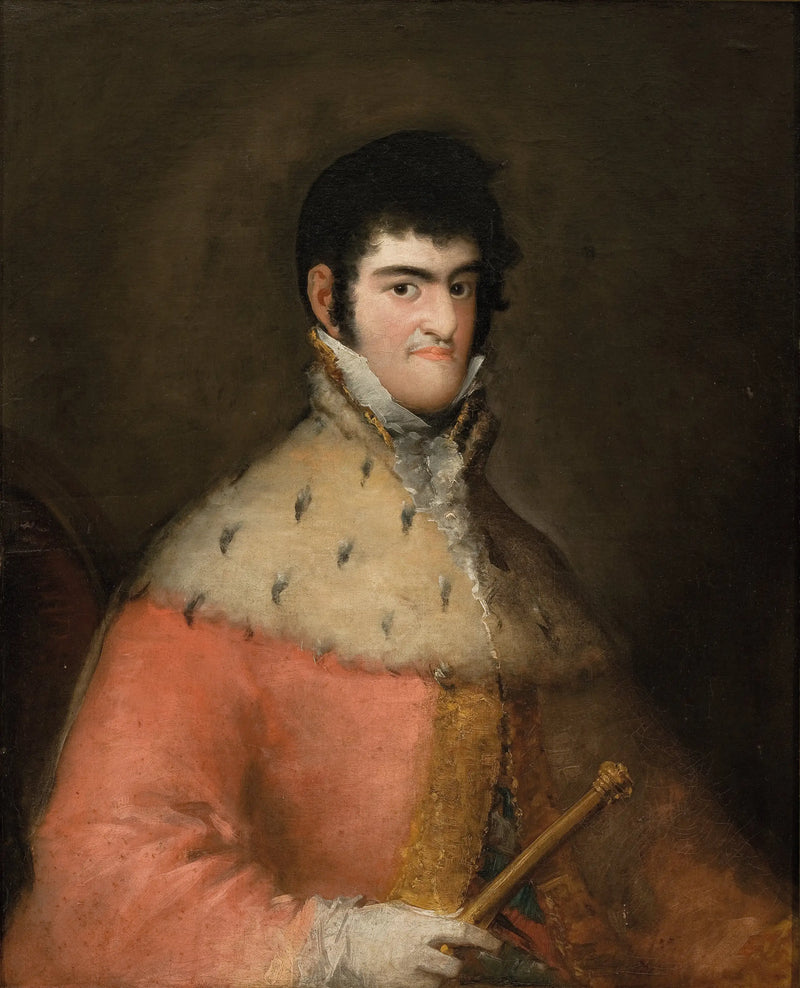 Porträtt av Ferdinand VII av Spanien - Francisco de Goya