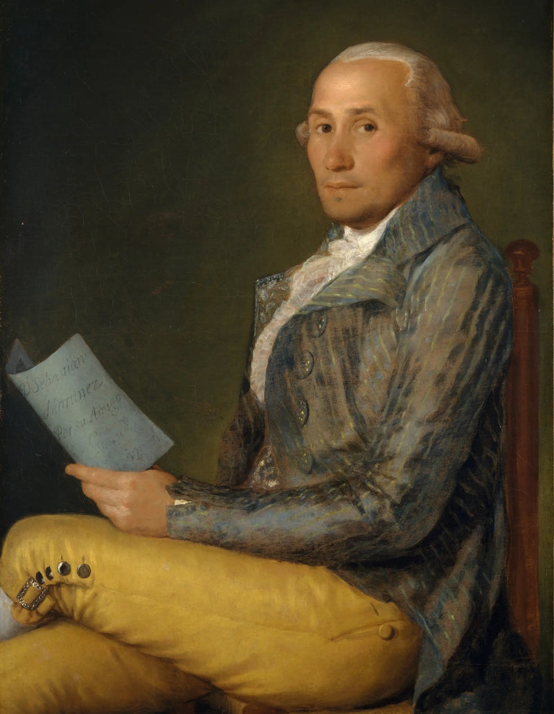 Porträtt av Sebastián Martínez y Pérez - Francisco de Goya