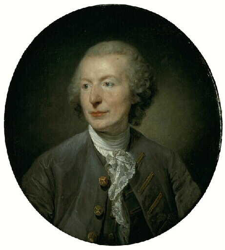 Porträtt av abbot Louis Gougenot - Jean-Baptiste Greuze