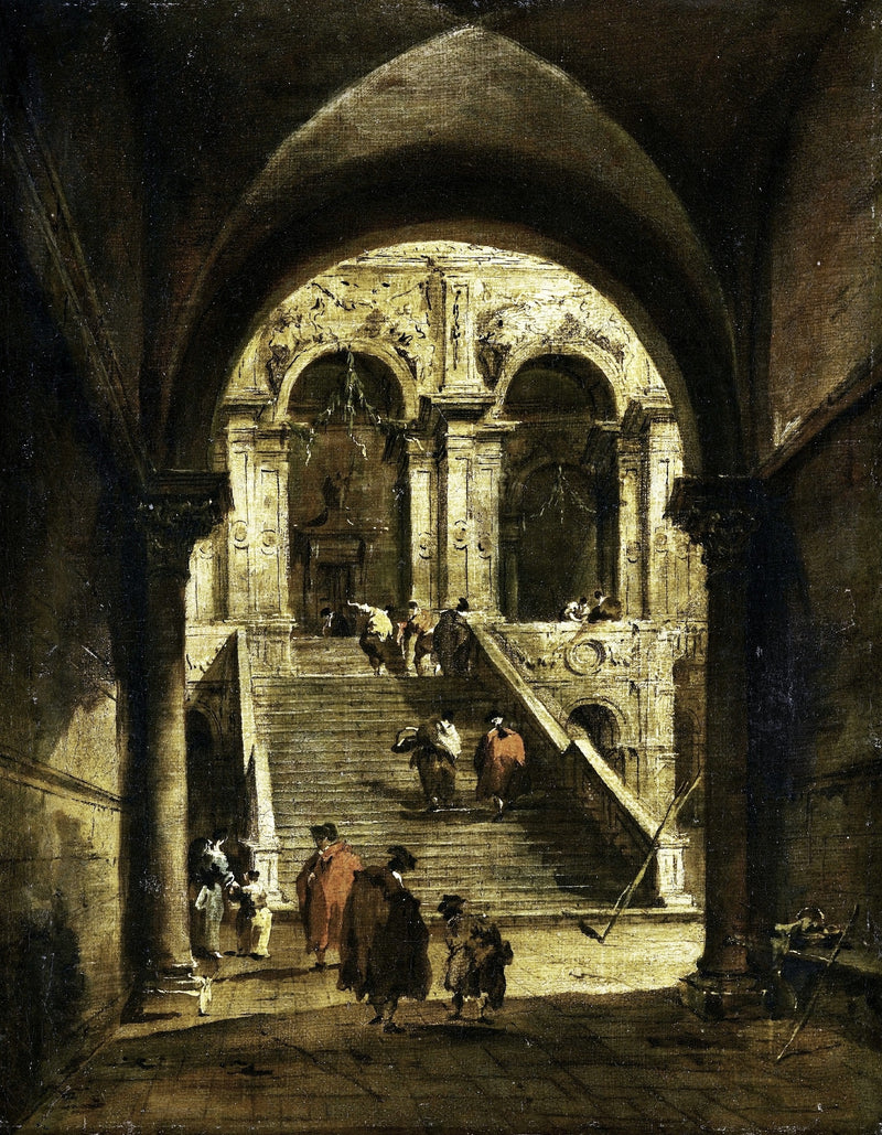 Palats trappa - Francesco Guardi