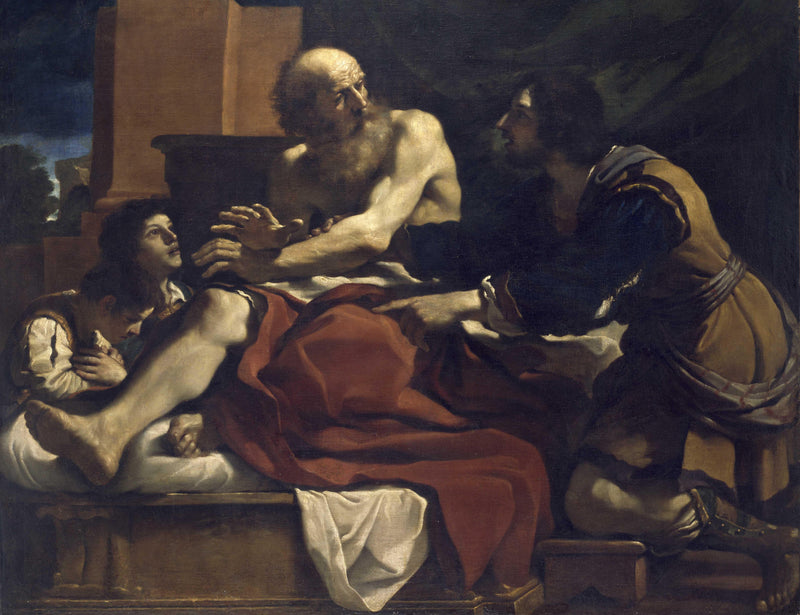 Jacob välsignar Josefs söner - Guercino
