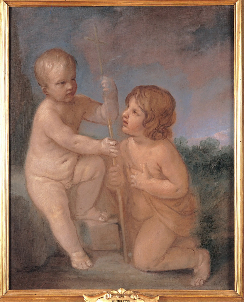 Barnet Jesus och helige Johannes - Guido Reni