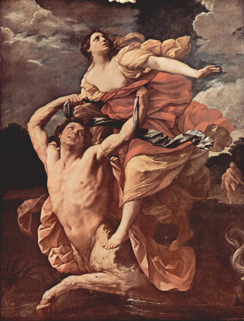 Déjanire borttagen av kentauren Nessus - Guido Reni