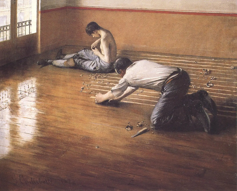 Parkettplanerare - Gustave Caillebotte