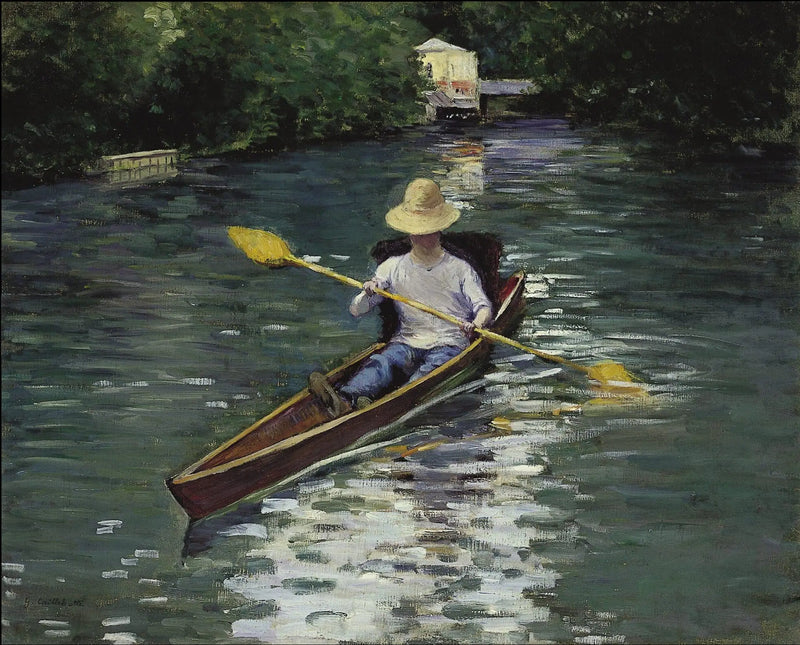 Périssoire vid Yerres - Gustave Caillebotte