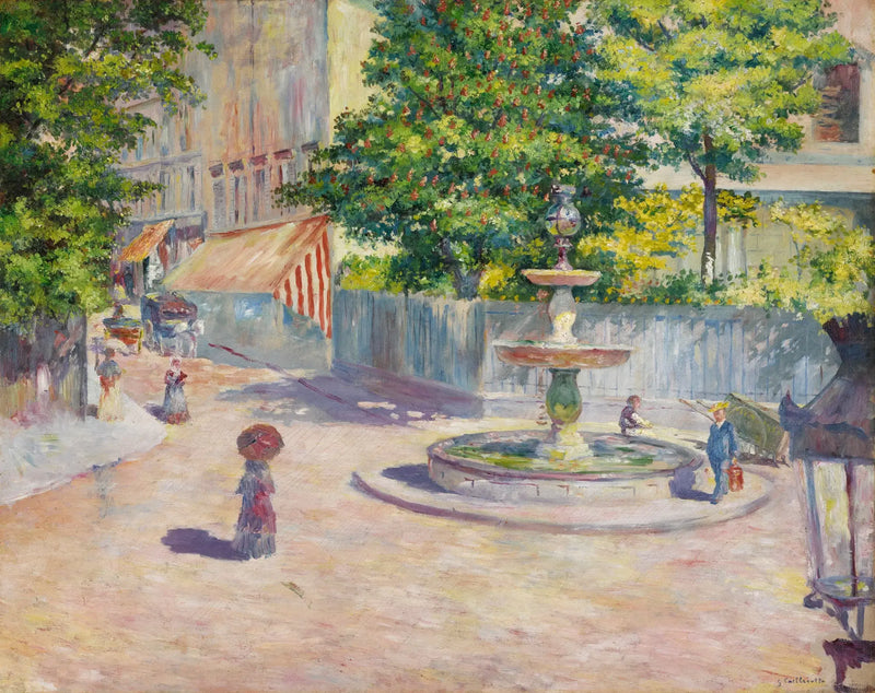 Saint-Augustin-torget - Gustave Caillebotte