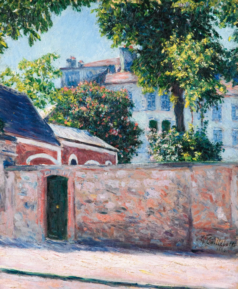 Hus i Argenteuil - Gustave Caillebotte