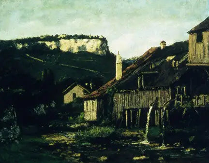 Ornans landskap - Gustave Courbet