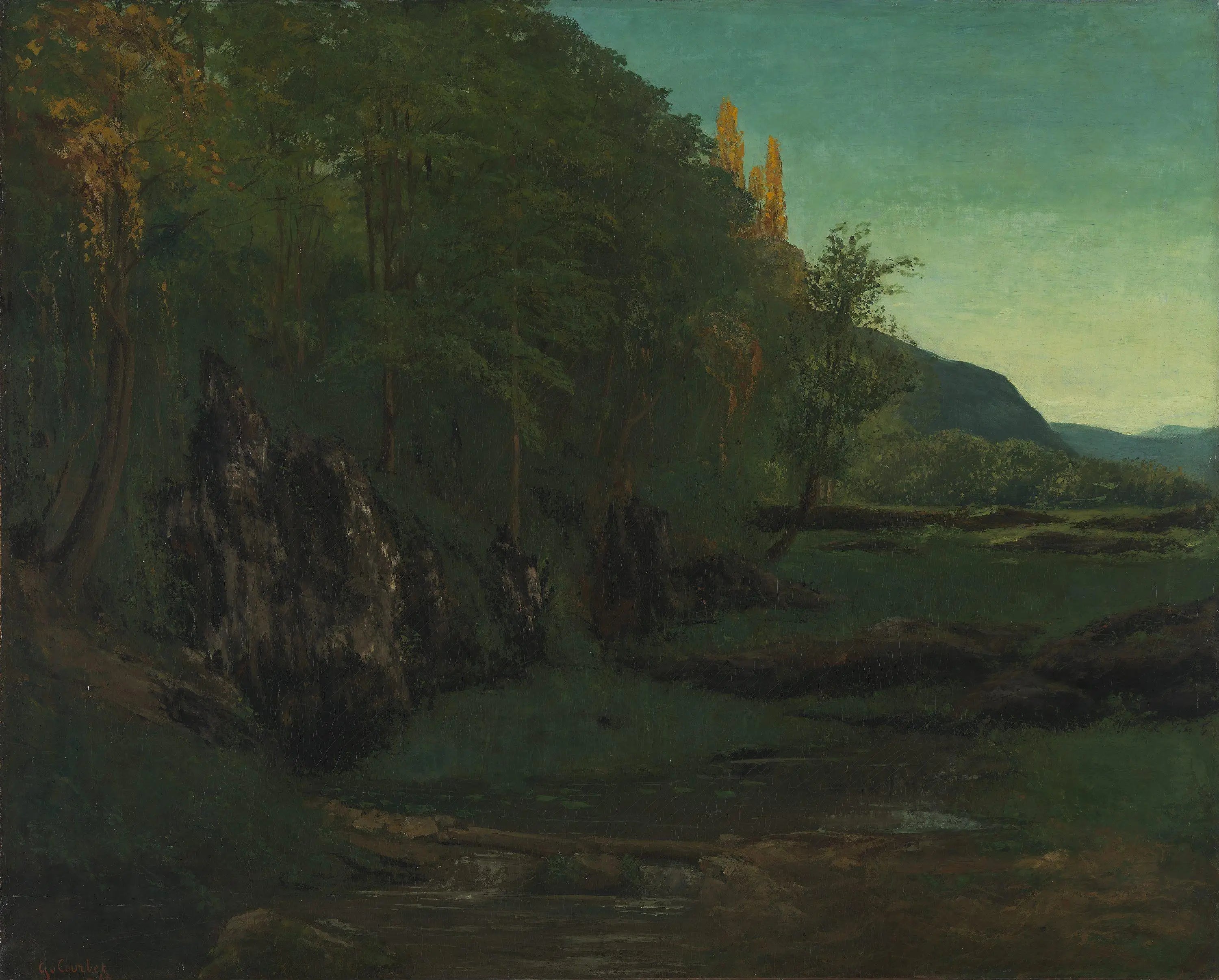 Paysage du Jura - Gustave Courbet - Alpha Reproduction