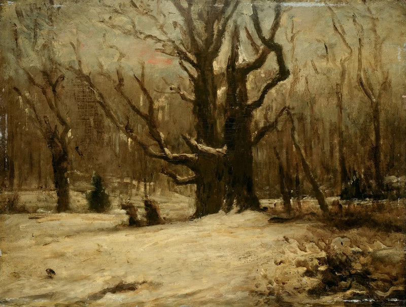 Vinterlandskap - Gustave Courbet