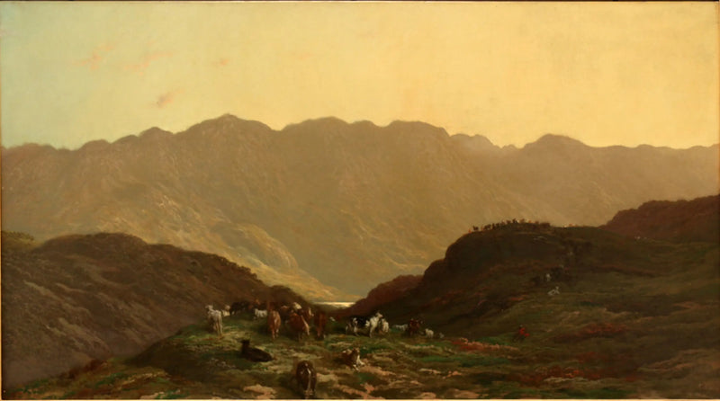 Landskap med hjord - Gustave Doré