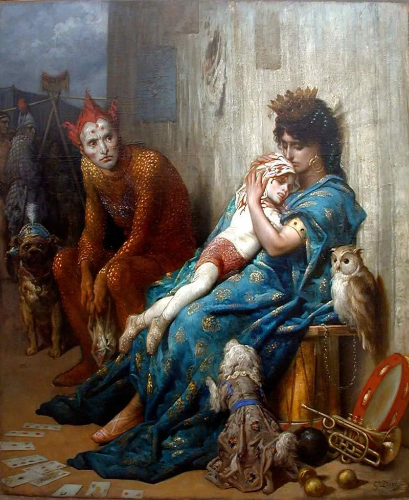 Saltimbanterna - Gustave Doré