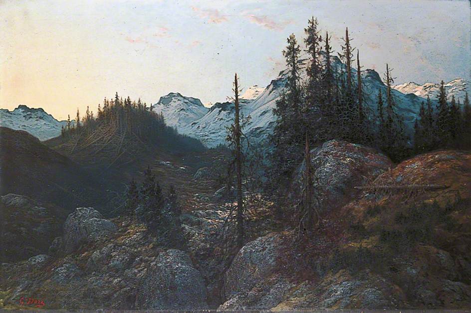 Aurore. Souvenir des Alpes - Gustave Doré