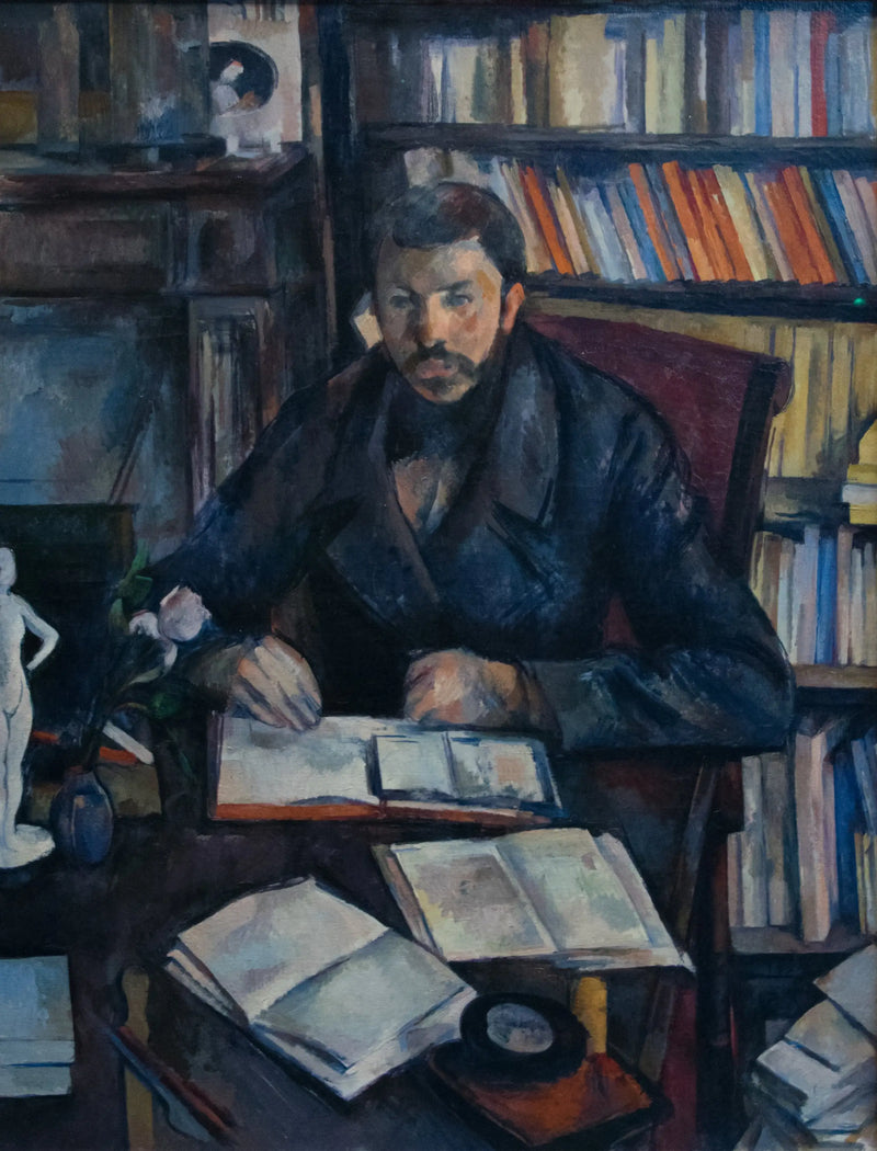 Porträtt av Gustave Geffroy - Paul Cézanne