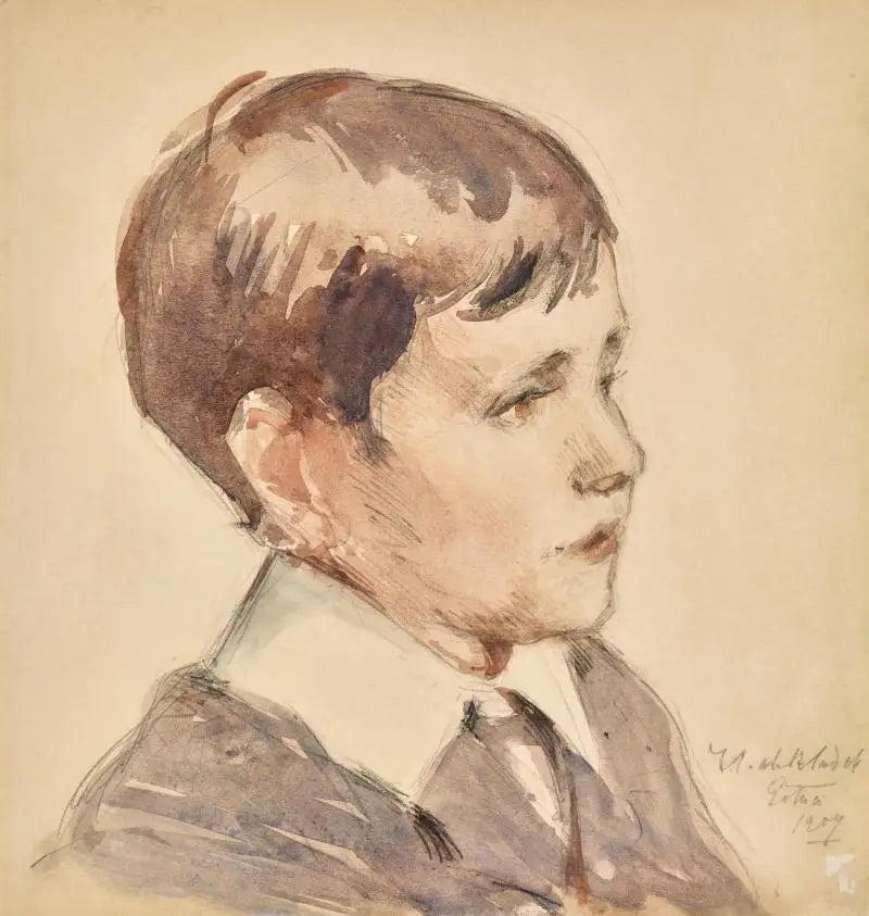 Tête d’un garçon - Francis Cadell - Alpha Reproduction