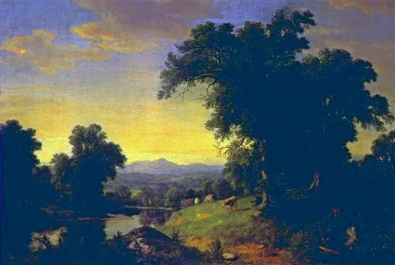 En pastoral scen - Asher Brown Durand
