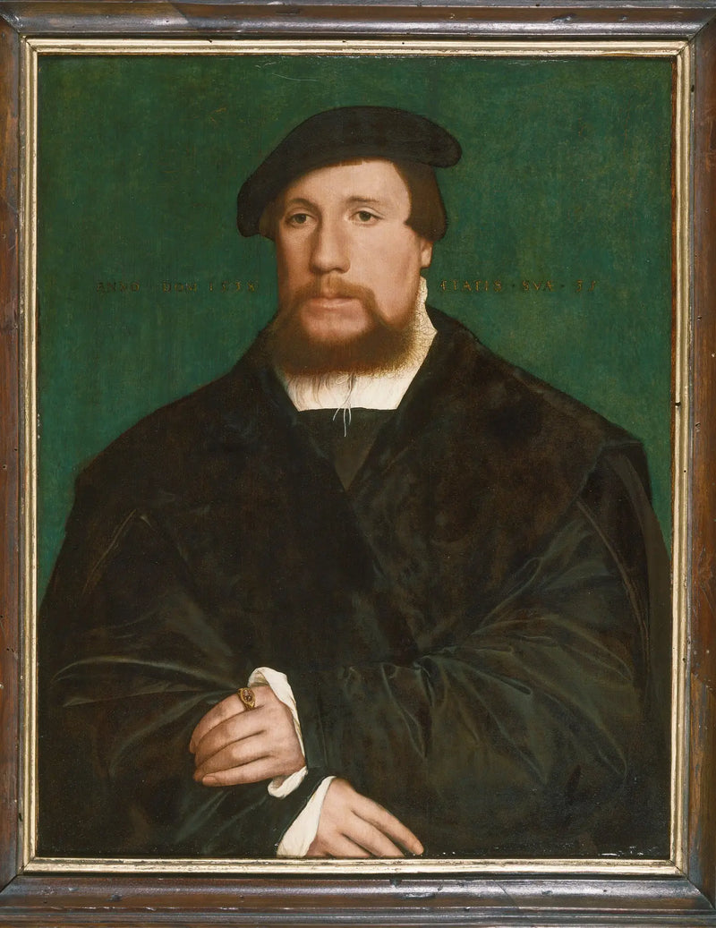 Porträtt av en Hansastadshandlare - Hans Holbein den yngre