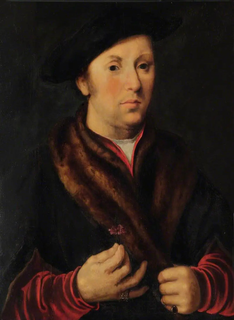 Porträtt av en okänd gentleman - Hans Holbein den yngre
