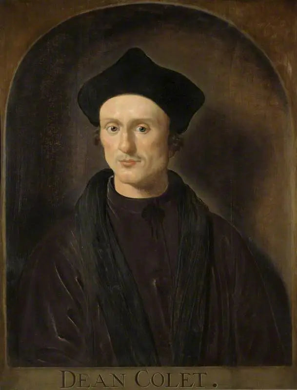 John Colet (1467–1519), Dean av St Paul's (1504/1505–1519), grundare av St Paul's School - Hans Holbein den yngre