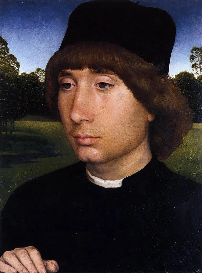 Porträtt av en ung man - Hans Memling