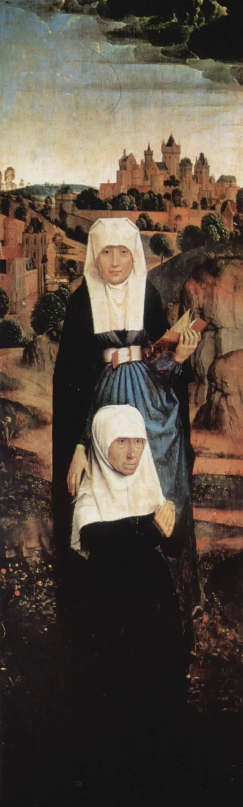 Jan Crabbe triptyk. Vänster flygel - Hans Memling