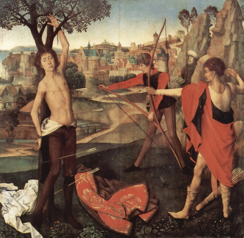 Martyrskapet för helige Sebastian - Hans Memling