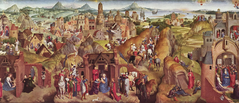 Kristi ankomst och seger - Hans Memling