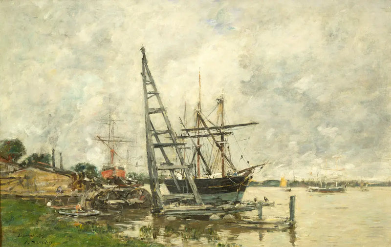 Lormontviken - Eugène Boudin
