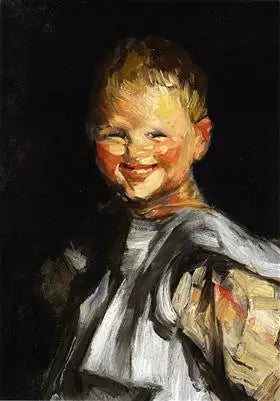 Barn som skrattar - Robert Henri