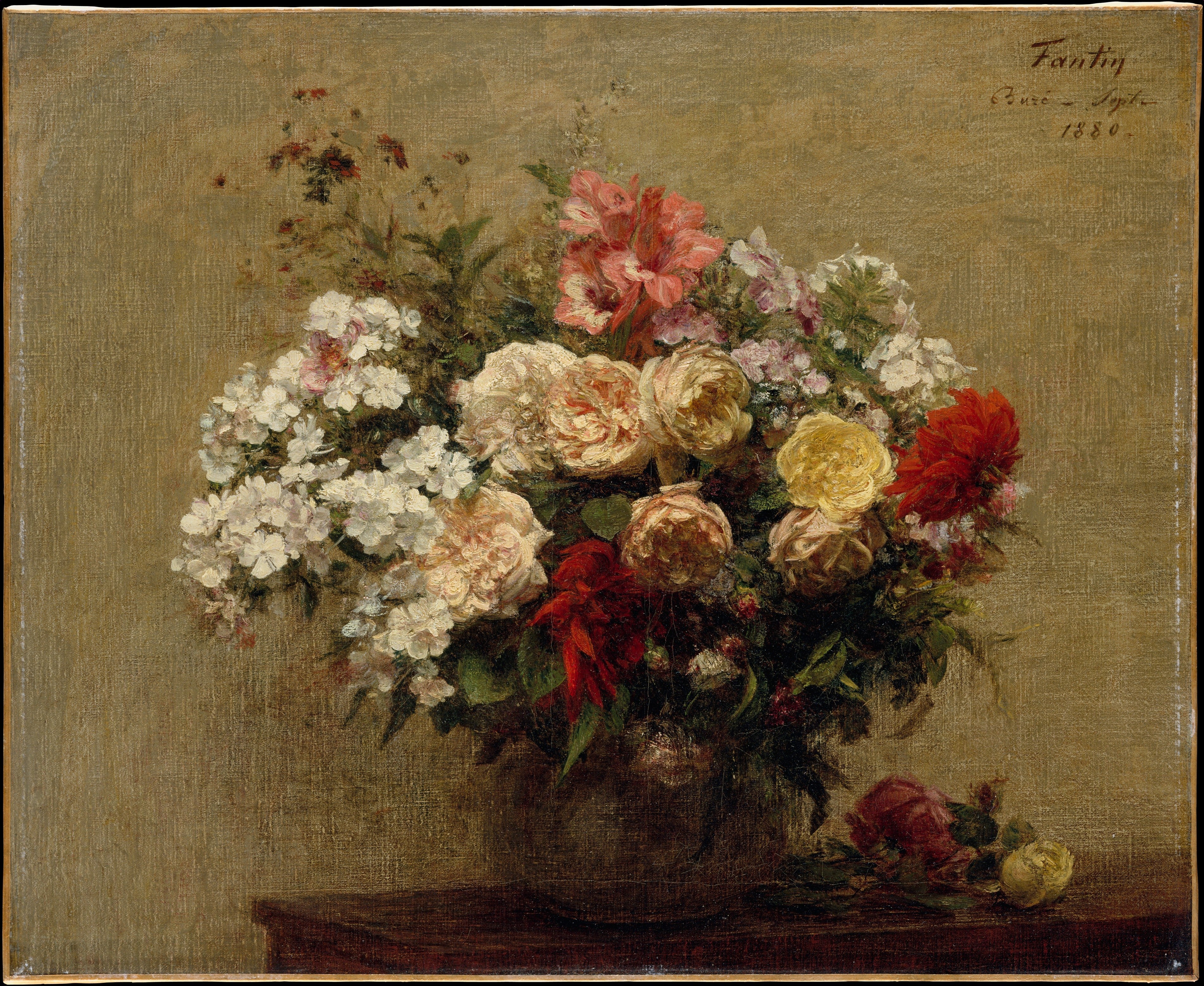 Fleurs d'été - Henri Fantin-Latour