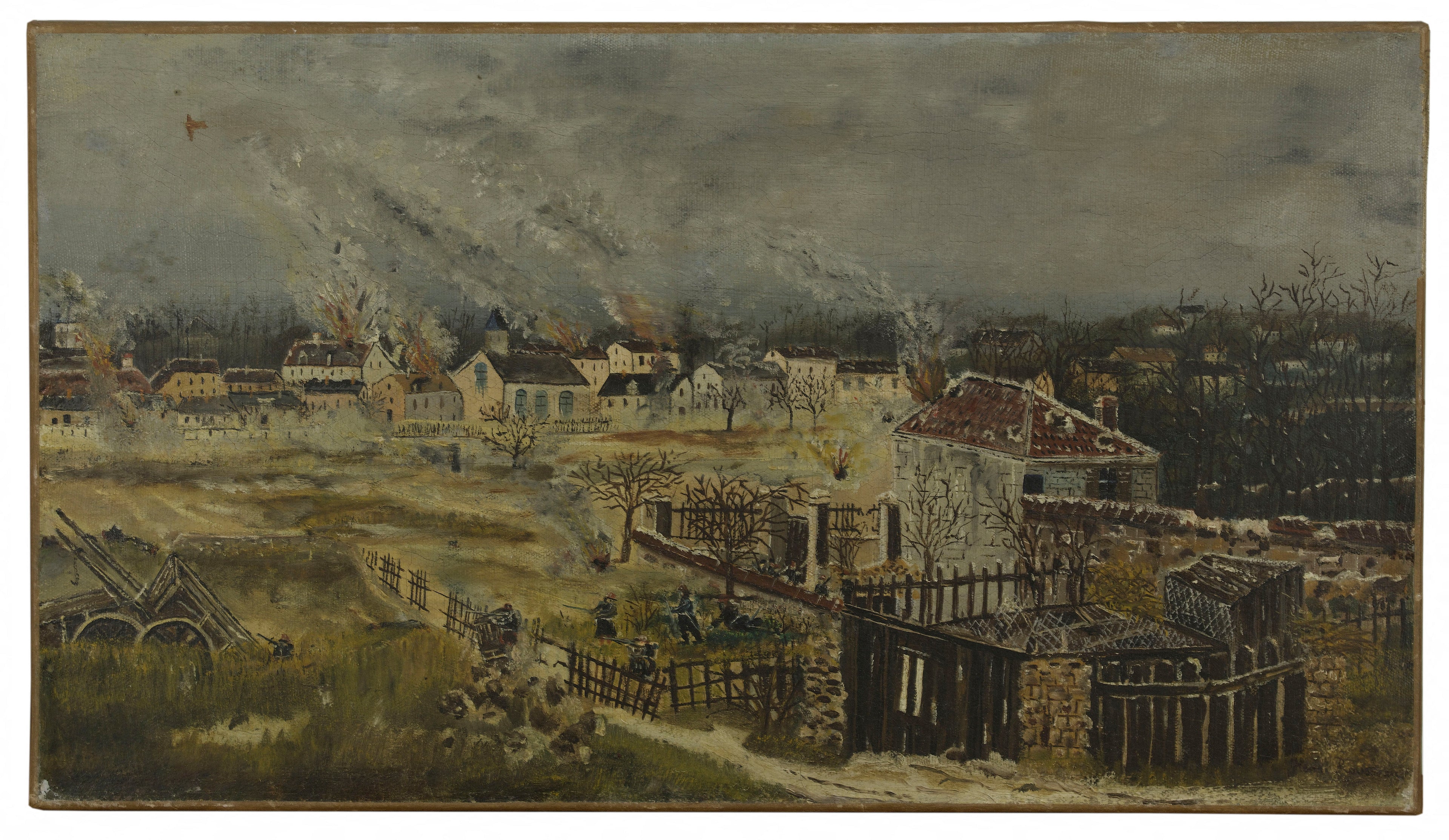 Bataille de Champigny - Épisode de la guerre de 1870 - Henri Rousseau