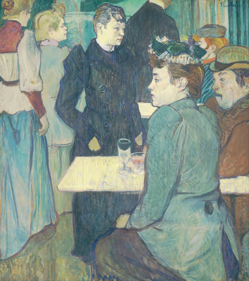 Ett hörn av Moulin de la Galette - Henri de Toulouse-Lautrec